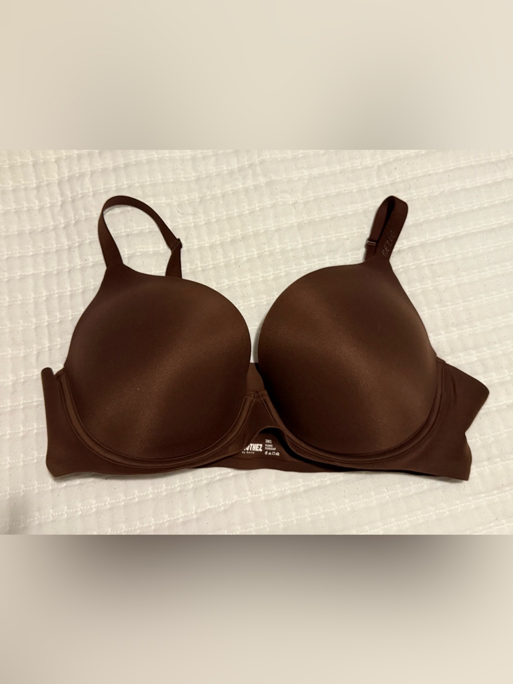 Aerie Smootheez pull-on plunge bra, brown, 38C, like new